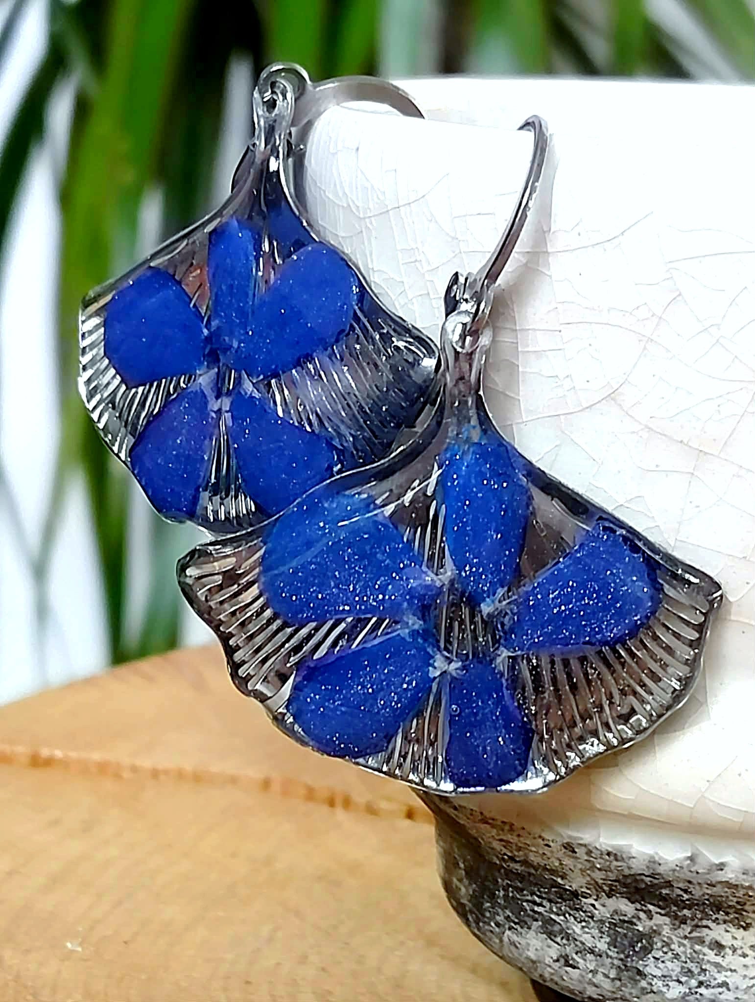 Earrings, Periwinkle