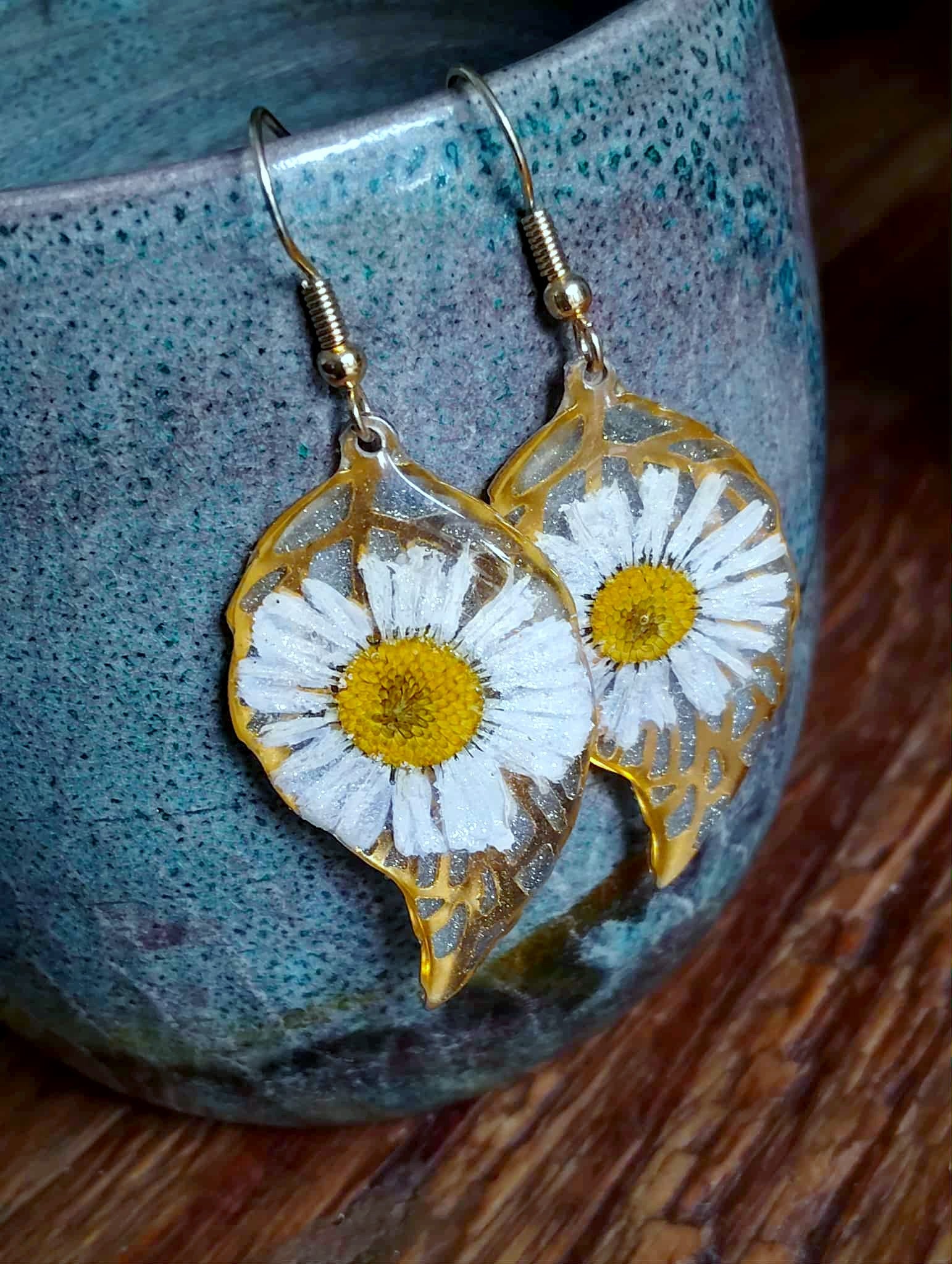 Boucles d'oreille, Pâquerette