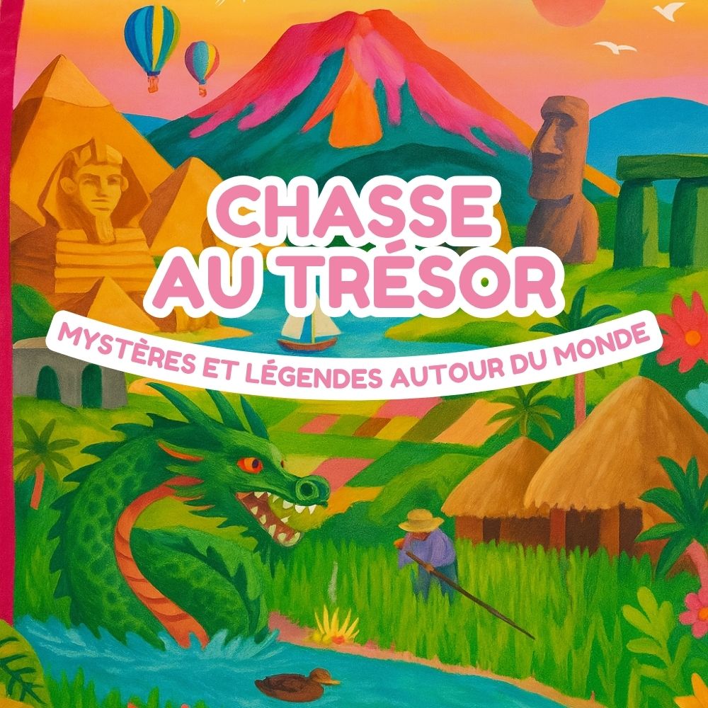Treasure hunt box set - Mysteries and legends from around the world - Ages 9-11