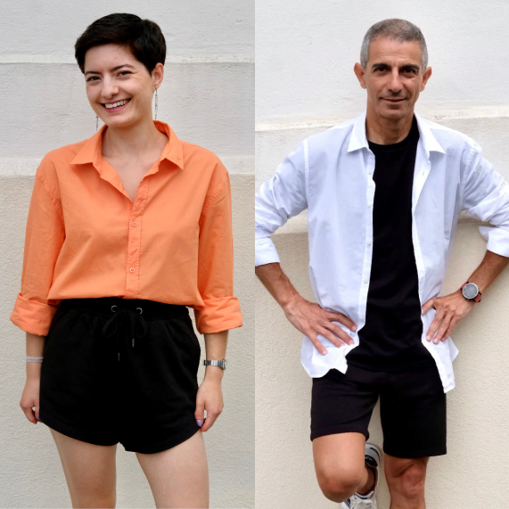La chemise légère mixte en coton bio