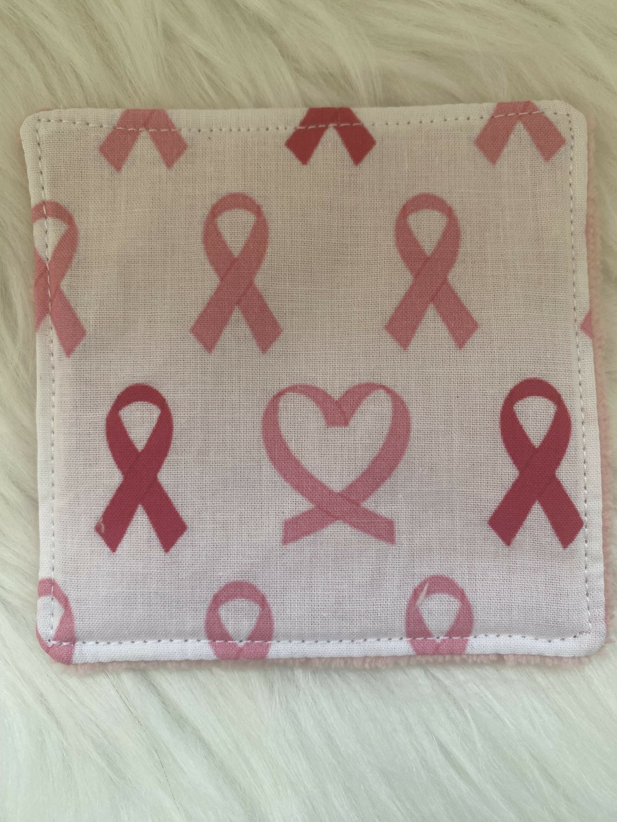 5 LINGETTES OCTOBRE ROSE NOEUDS