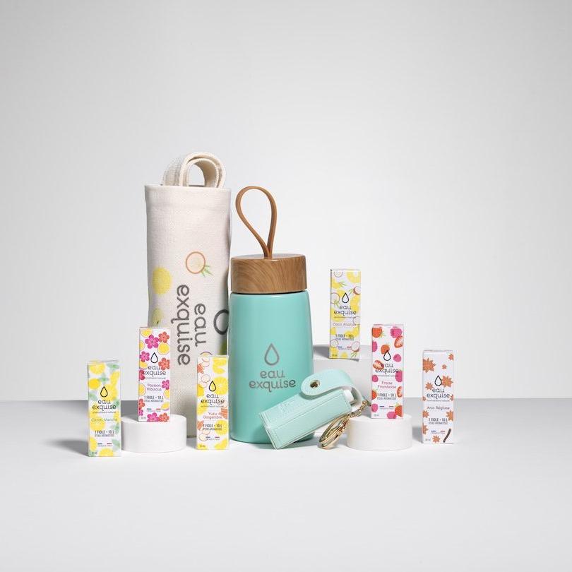 Pack Découverte - 6 saveurs au choix avec étui de rangement, gourde et sac OFFERT