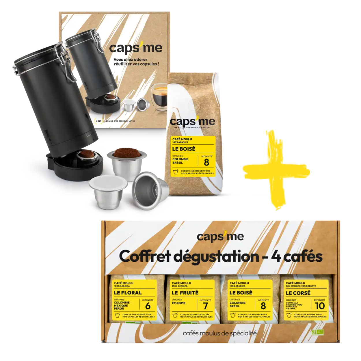 coffret premium capsme Nespresso®  avec cafe de specialitez.webp