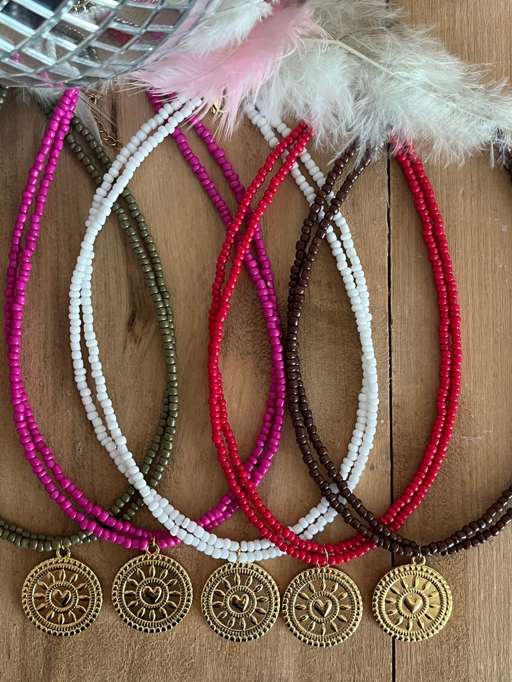 collier medaillon coeur