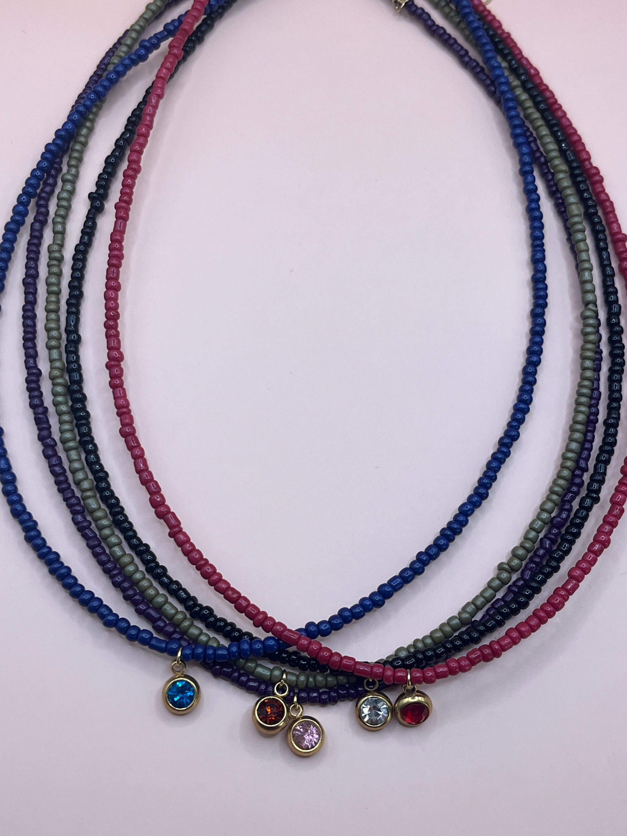 collier medaillon perles tendance