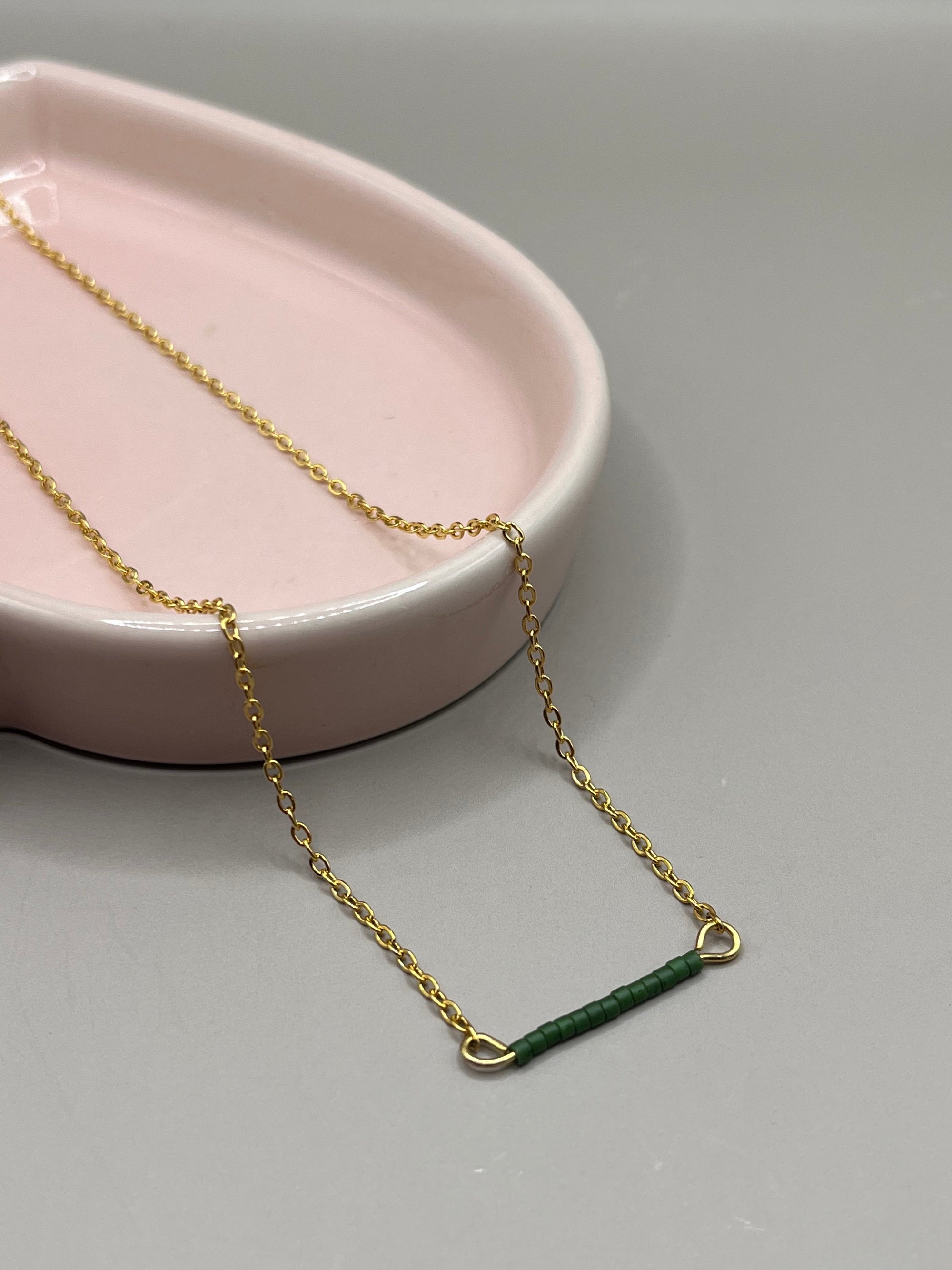collier chic doré