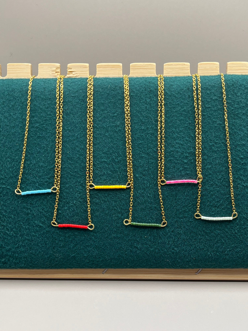 collier minimaliste acier inoxydable