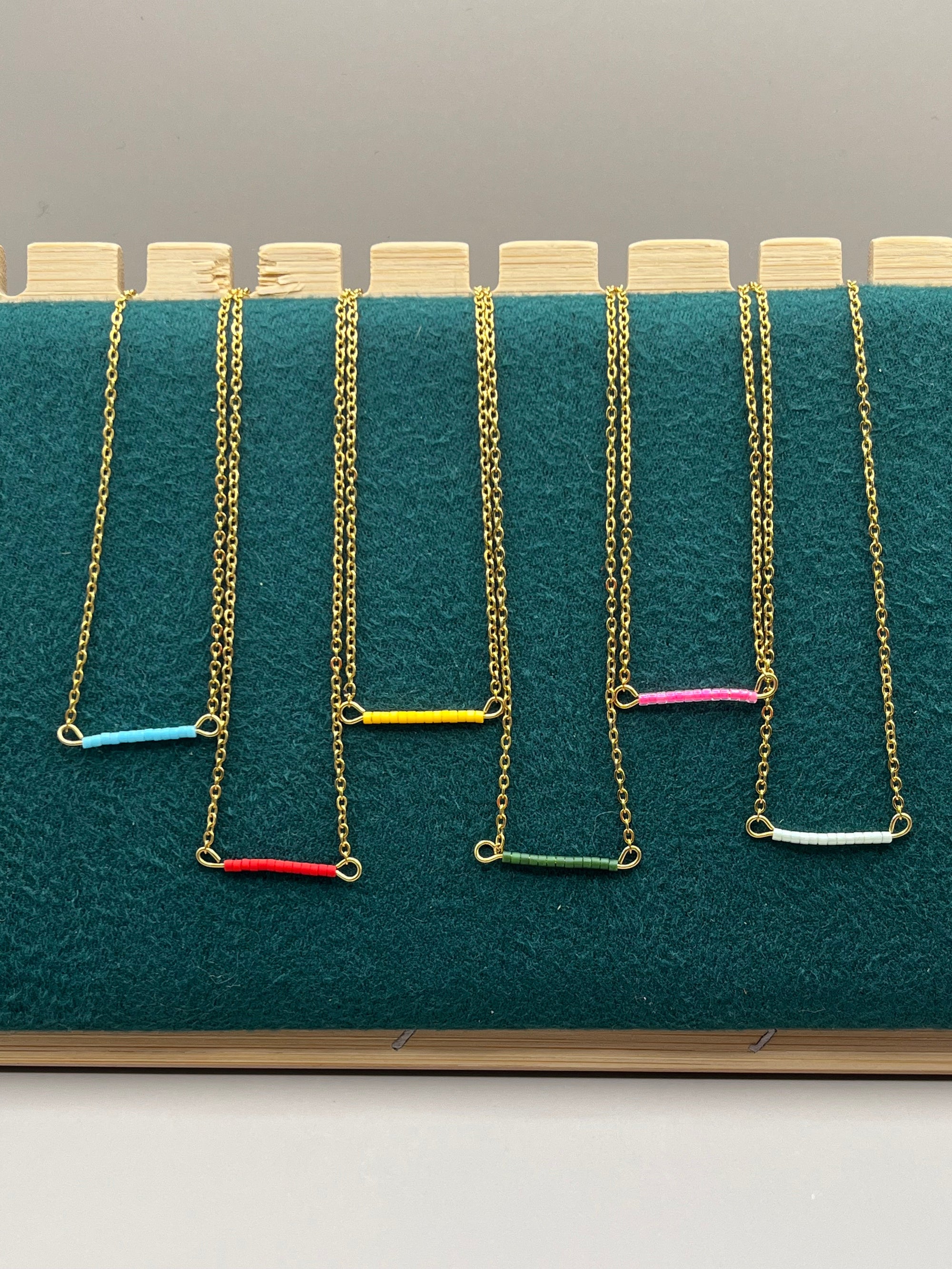 collier minimaliste acier inoxydable