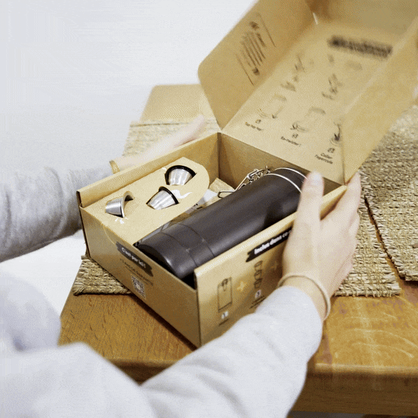 comment utiliser capsme pour Nespresso® capsules reutilisables .gif