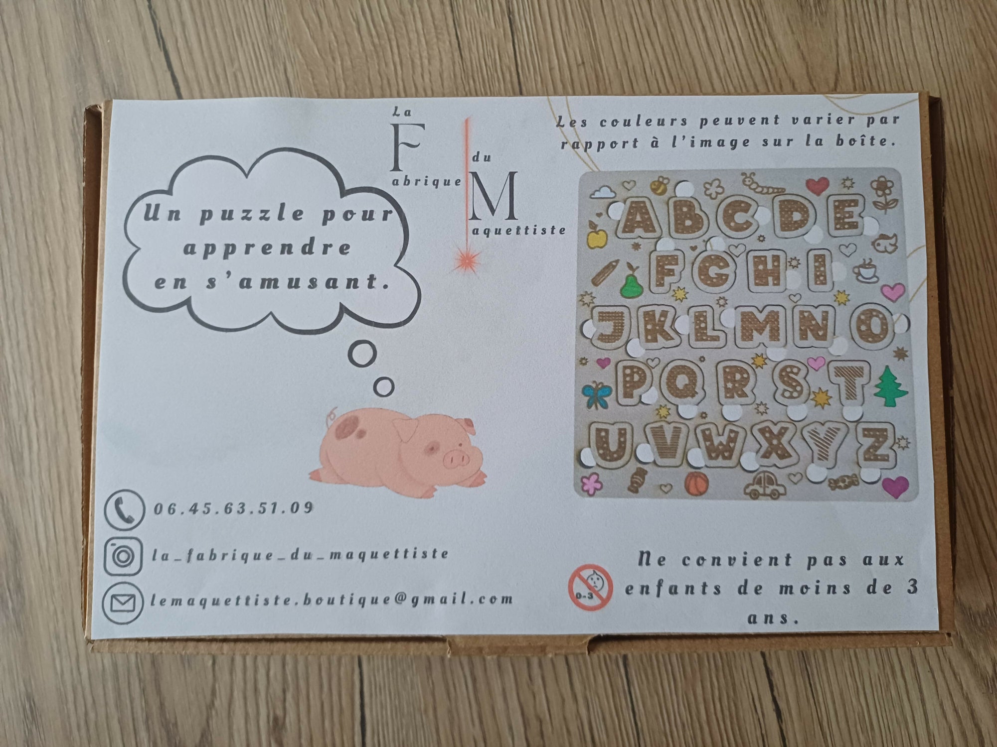 Puzzle enfants alphabet