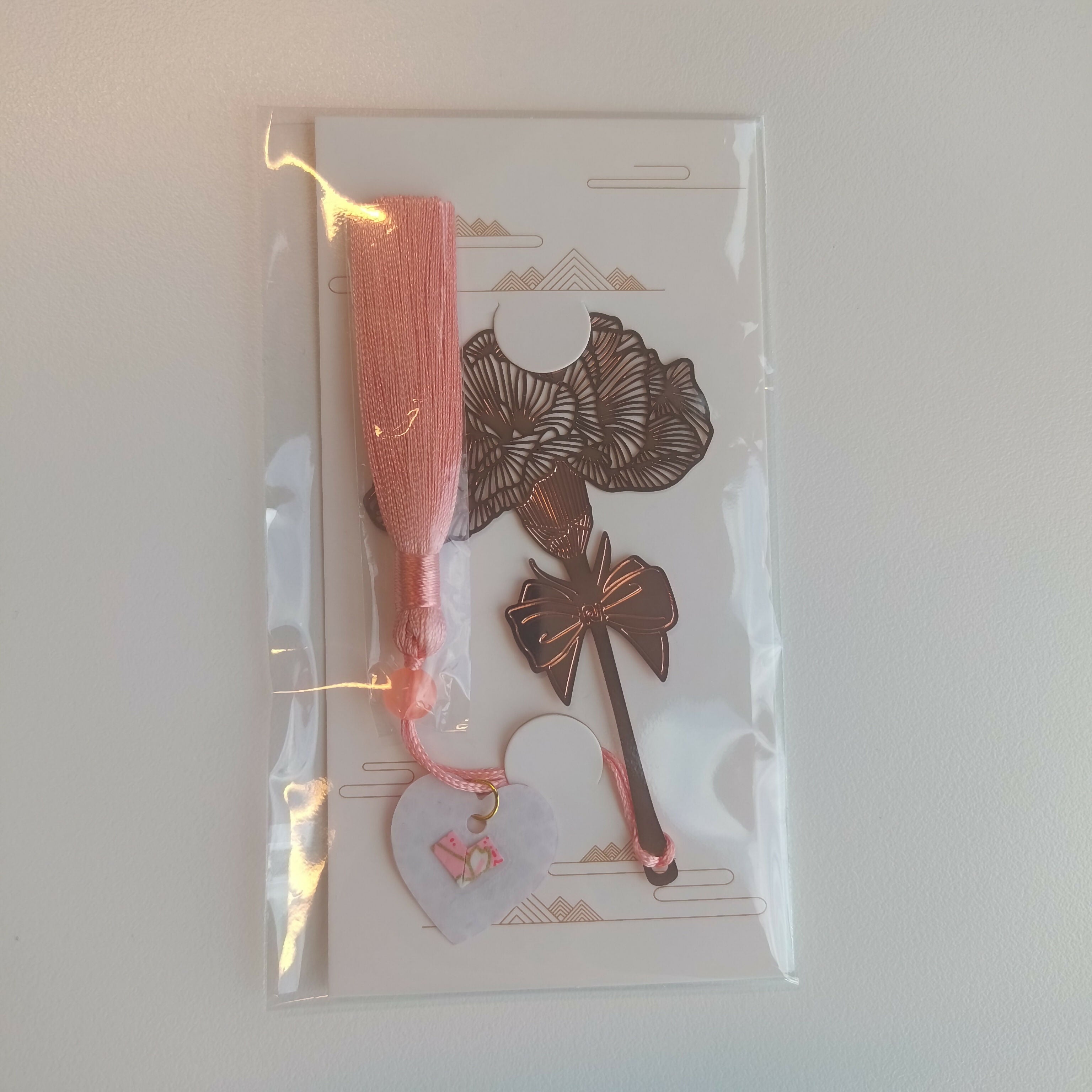 ORI024 Origami metal or acrylic bookmark
