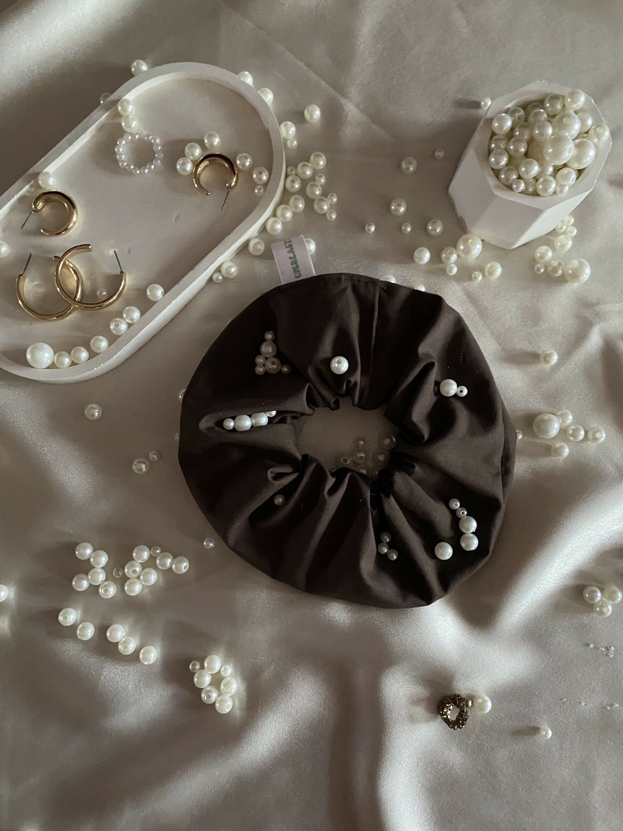 Jean-Jean - Chouchou upcyclé coton chocolat Everlasting Clothe 