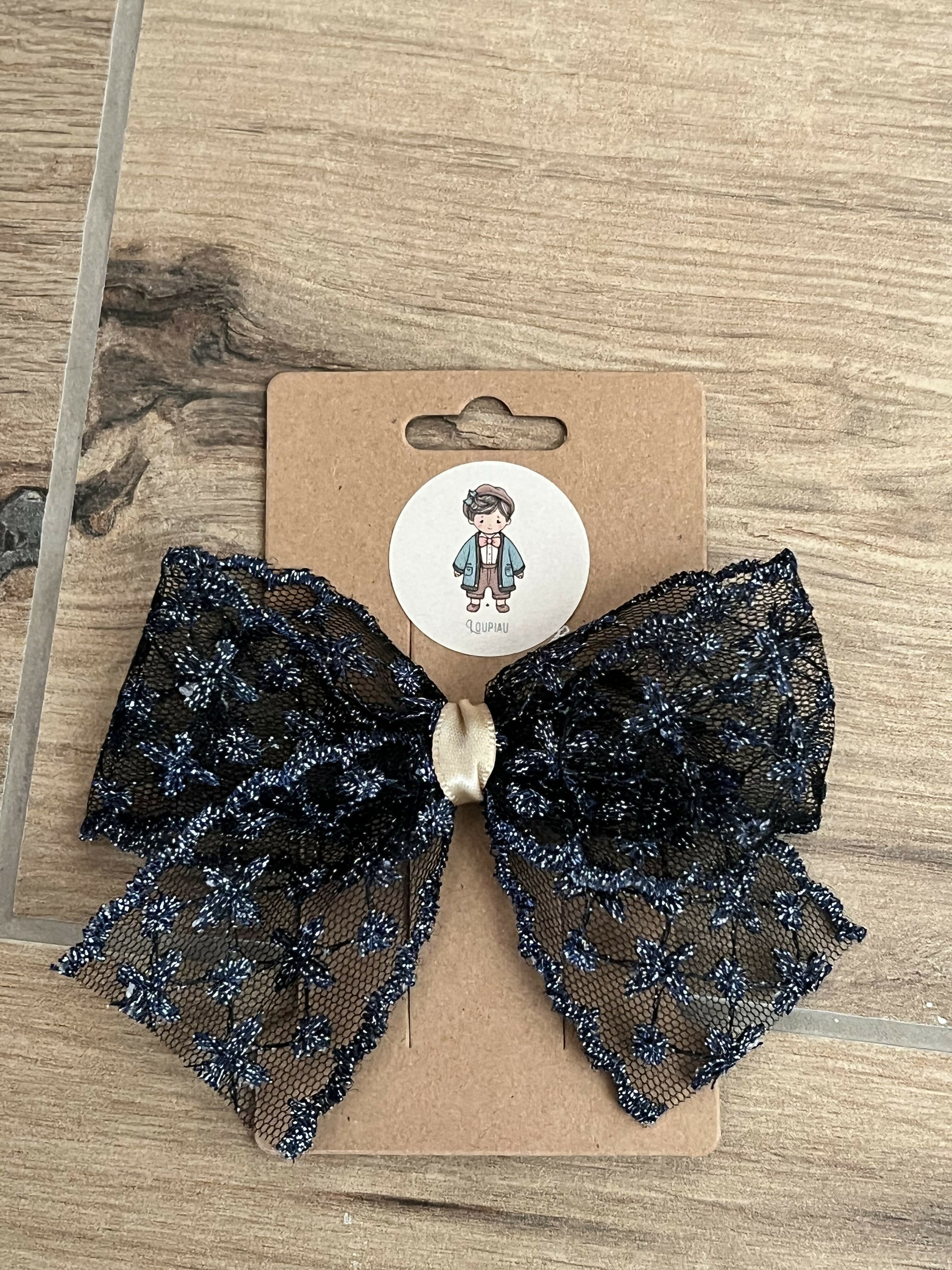 Barrette de Noël pailletes