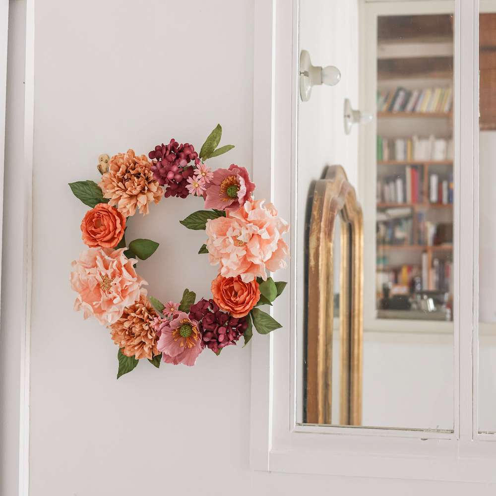 Couronne murale en papier Marlier