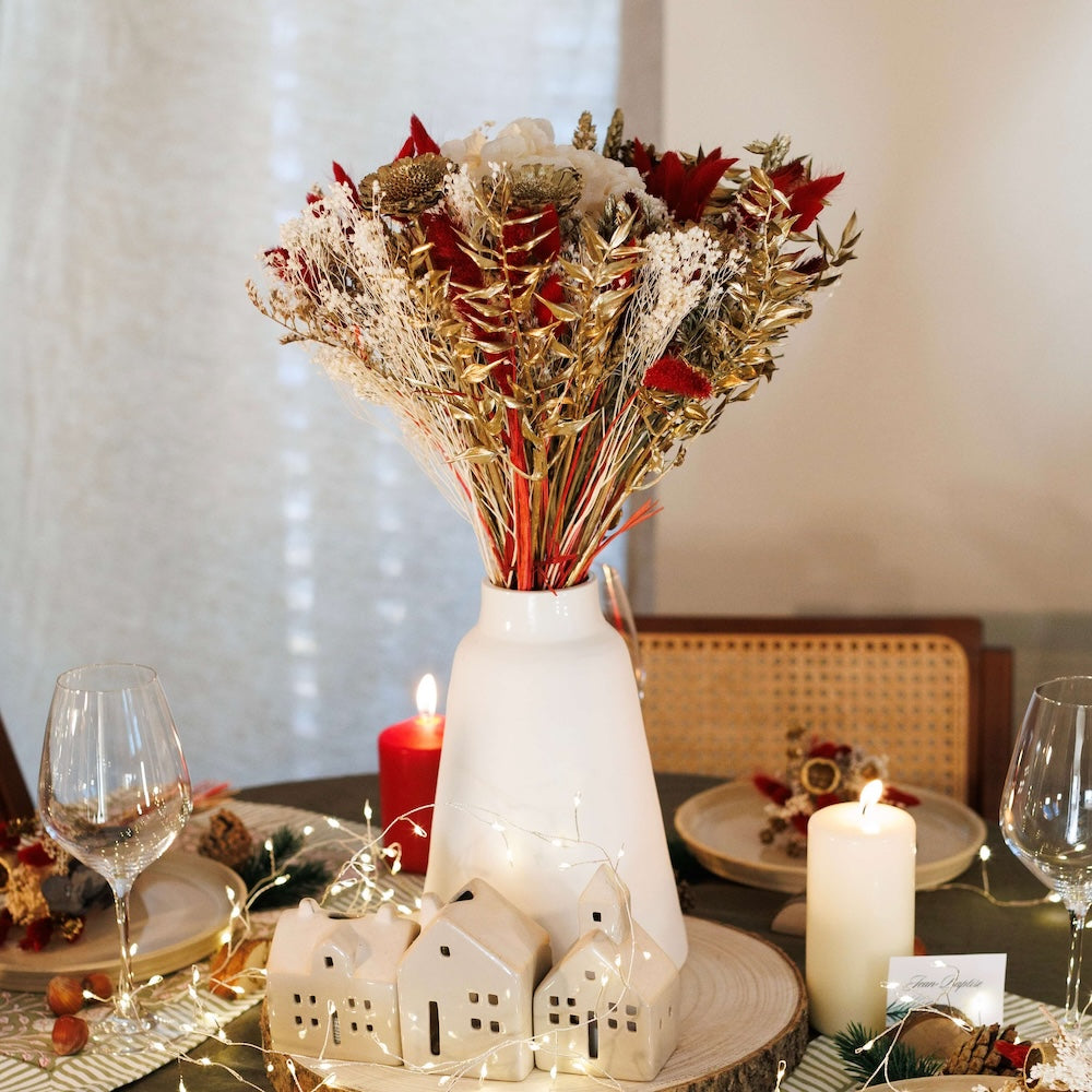Bouquet d'hiver rouge