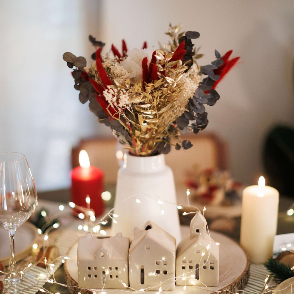 Bouquet de Noël vert