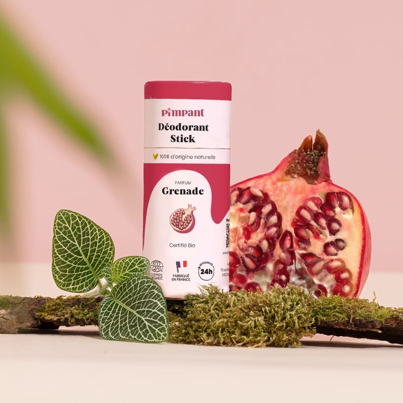 Déodorant naturel parfum grenade Pimpant
