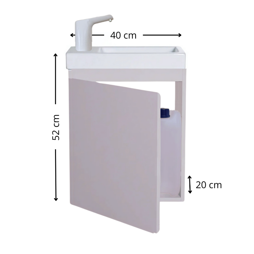 Lavabo Enfant Montessori évolutif 18 mois - 8 ans | Mobile, autonome en eau & sans travaux –GRIS PERLE