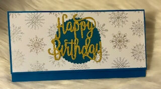 CARTE ENVELOPPE ANNIVERSAIRE "HAPPY BIRTHDAY"