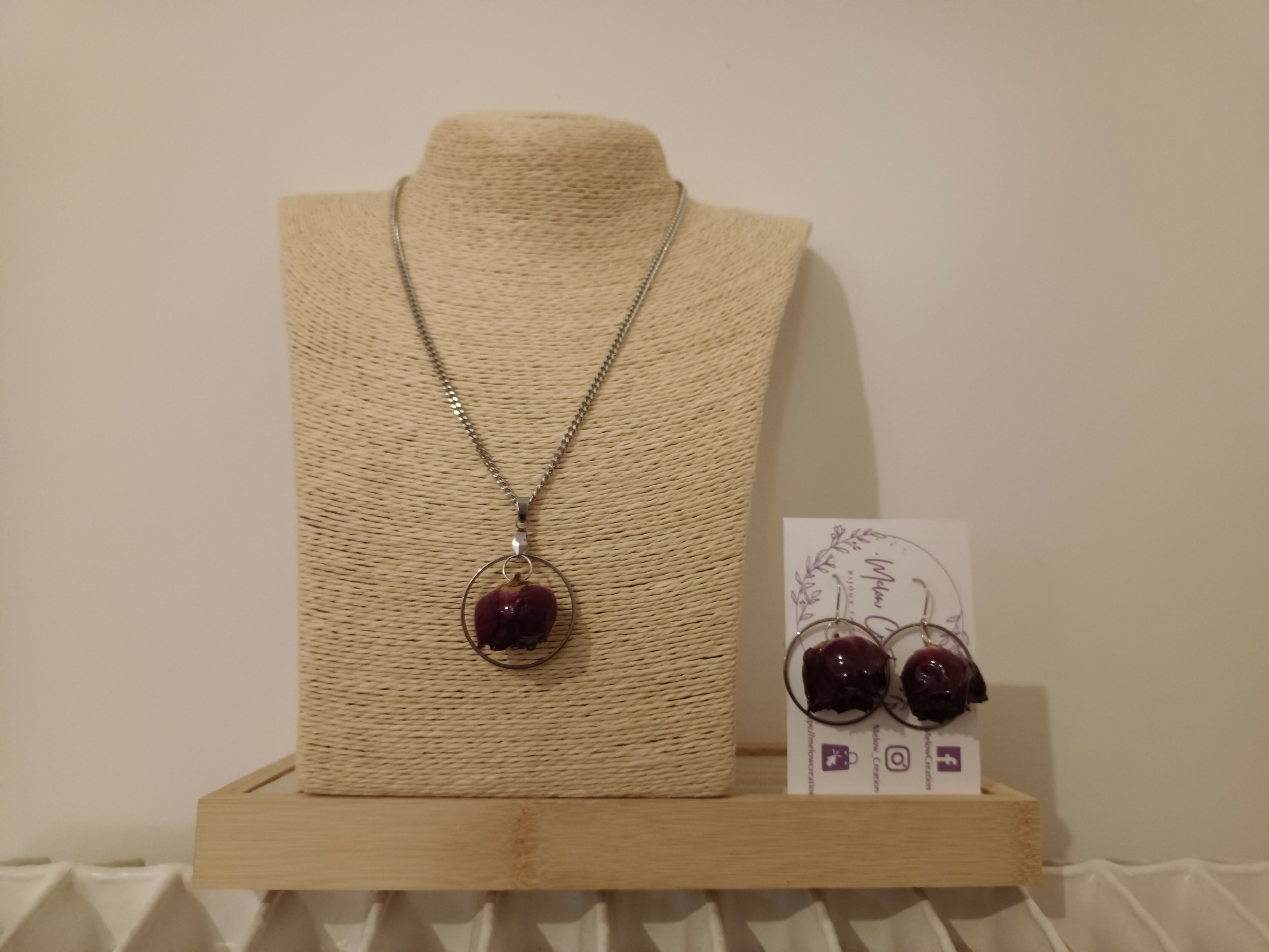 MEL/ROS Bijoux avec des roses