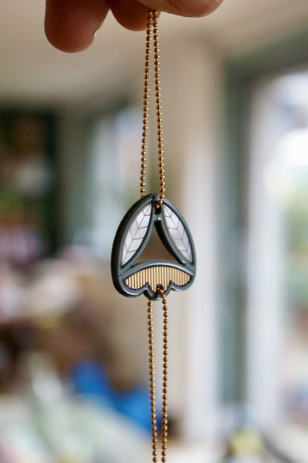 bracelet fleur en plexiglas - Sarü - vert