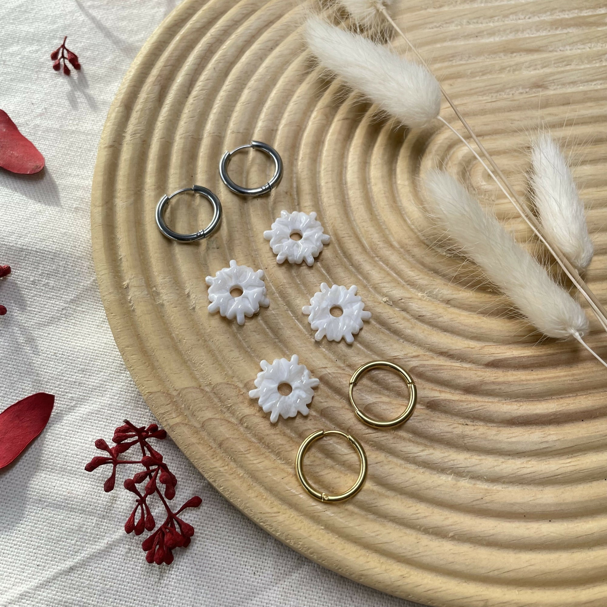 Boucles Flocon sans créole