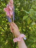 Upcycled Scrunchie - Passiflora