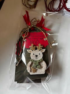 Etiquettes cadeaux RENNE feutrine