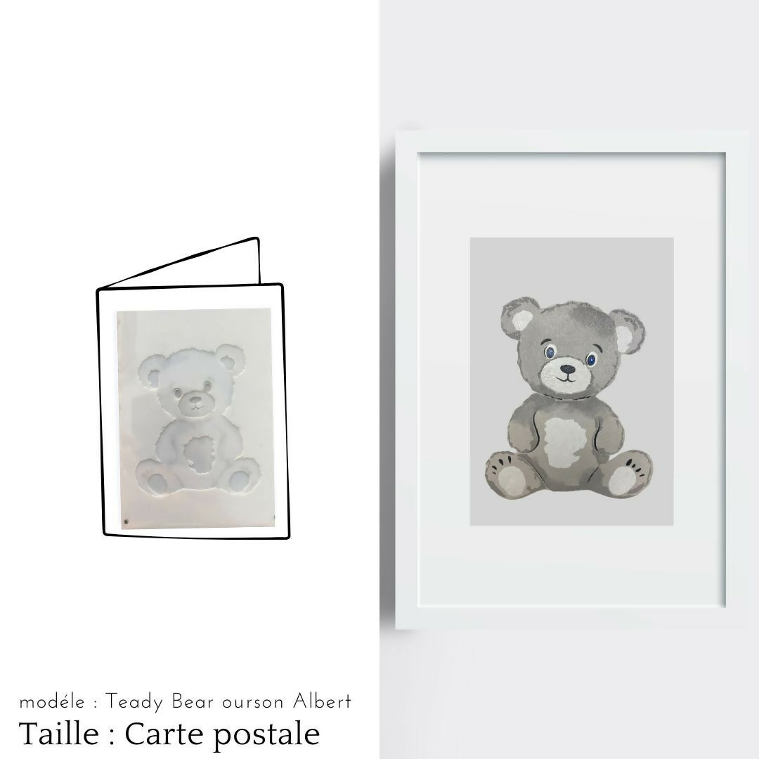 Mockup Ourson teady bear Albert ATD