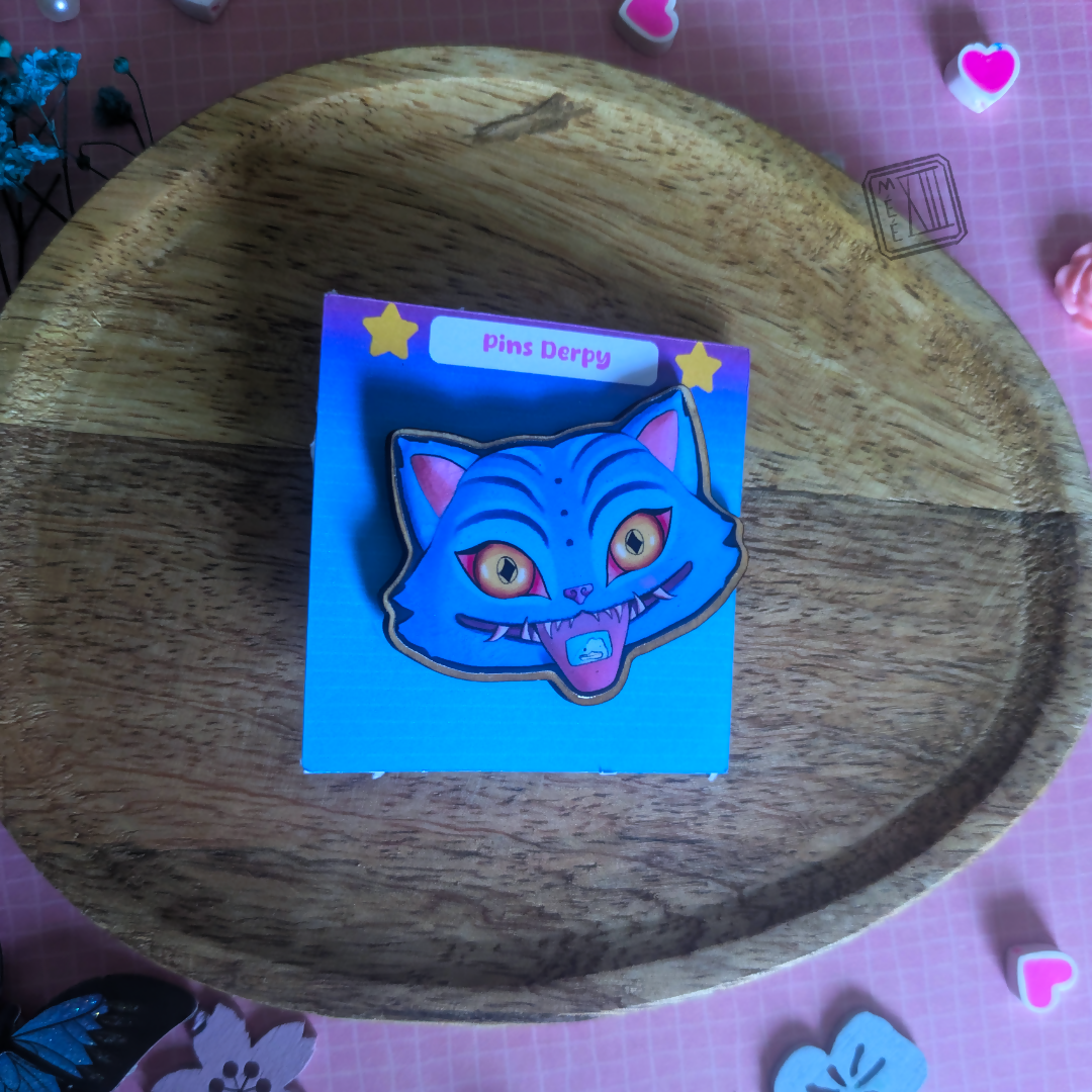 Artisanal derpy pins
