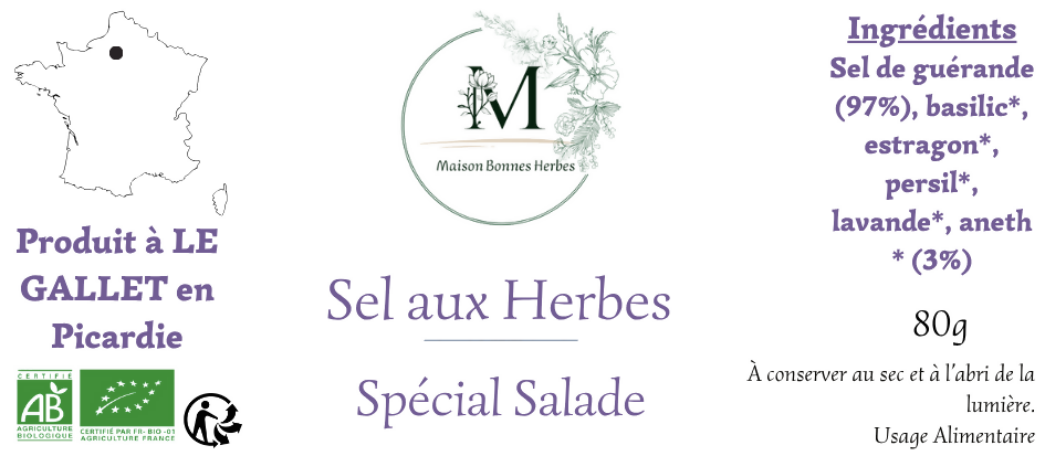 SEL AUX HERBES - SPECIAL SALADE