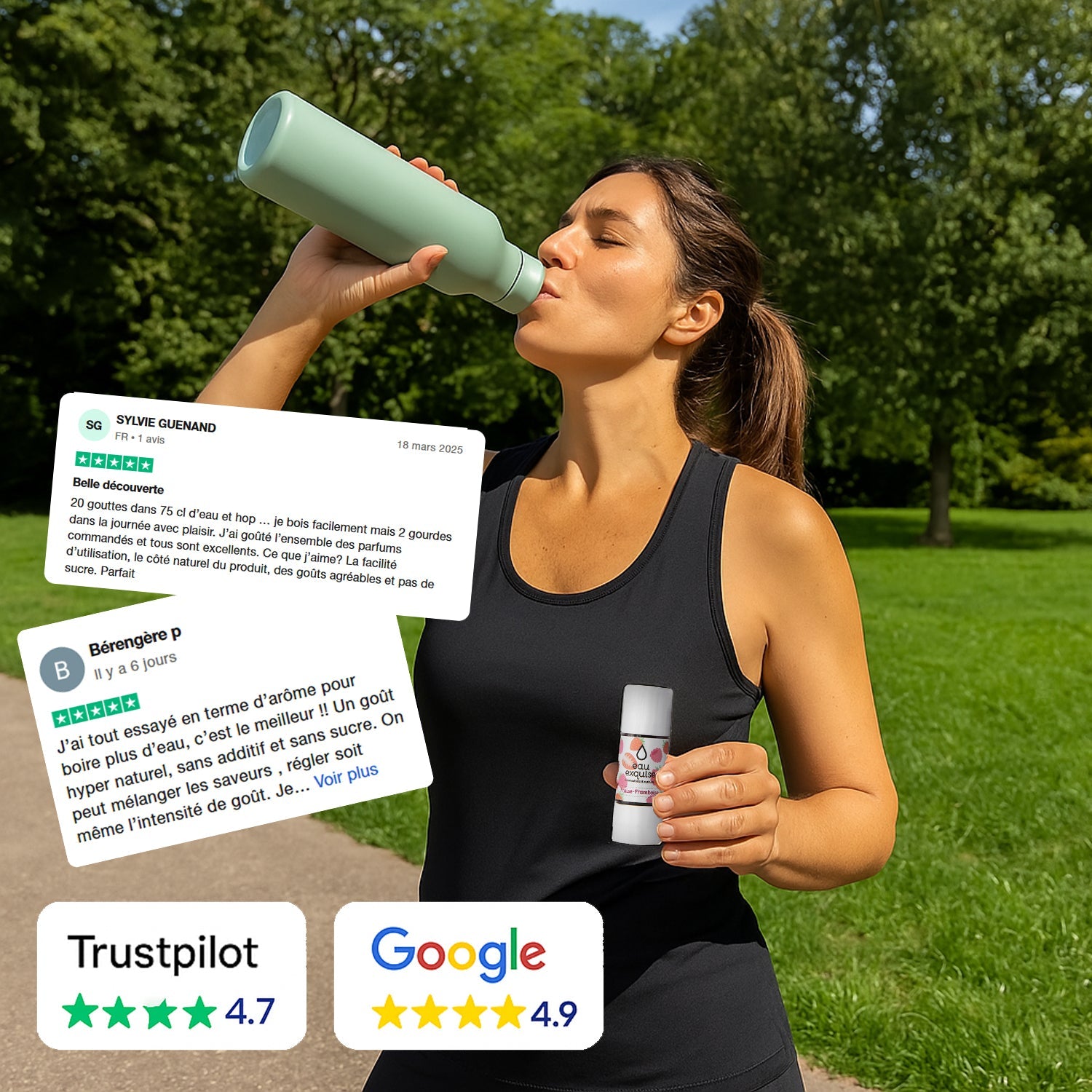 Pack Hydratation - 4 saveurs au choix avec étui de rangement et sac OFFERT