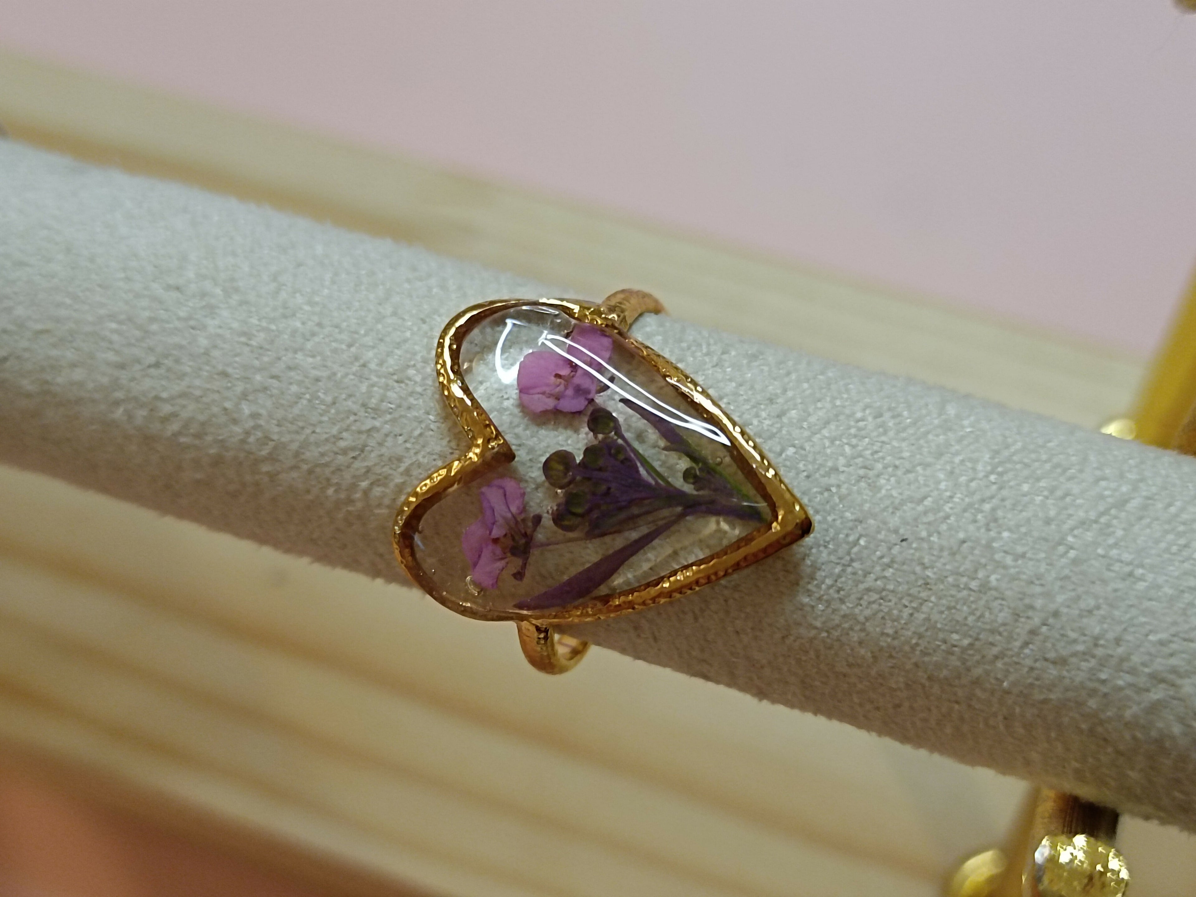 MEL/BCM Hammered Heart Ring