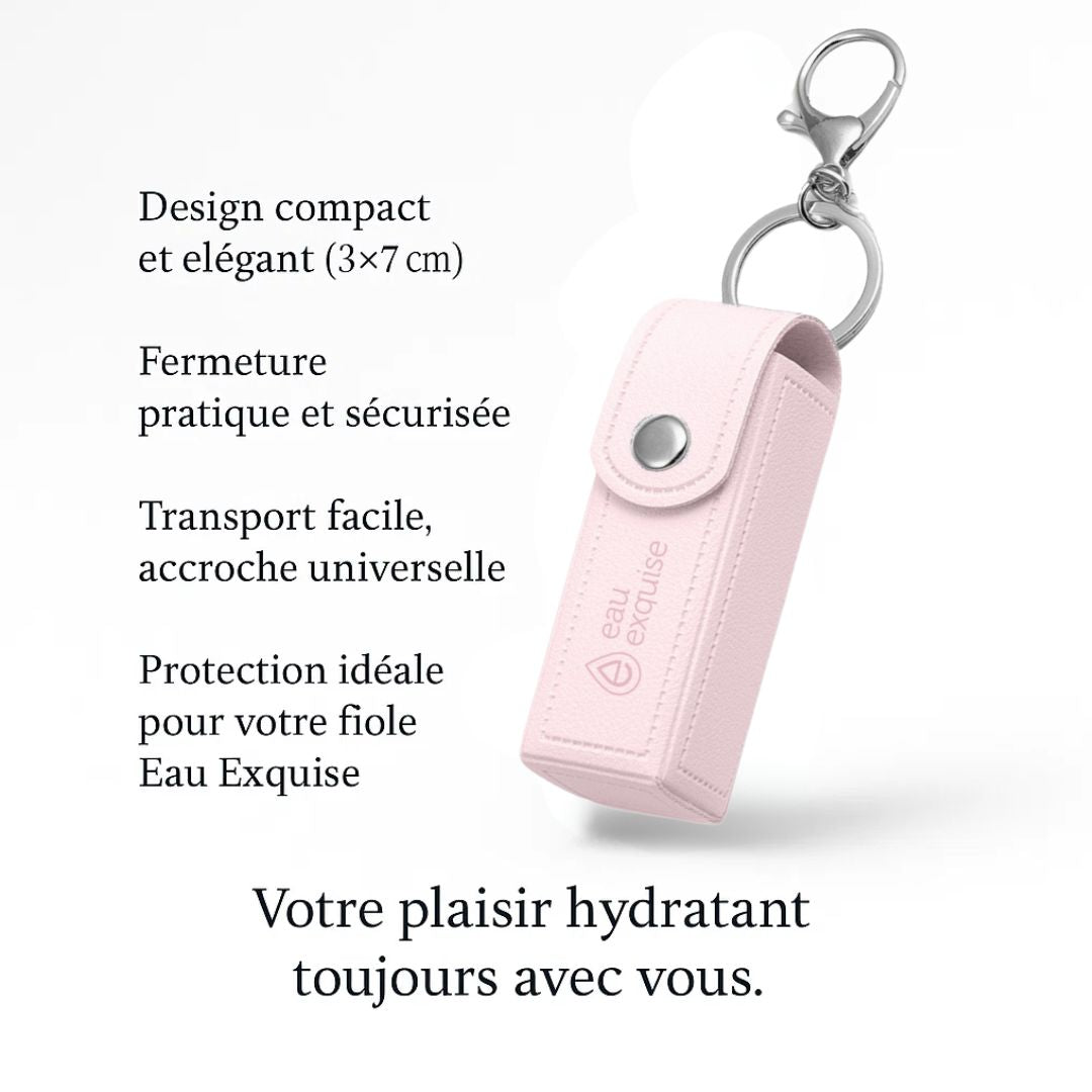 Étui individuel nomade et élégant - Rose Pâle