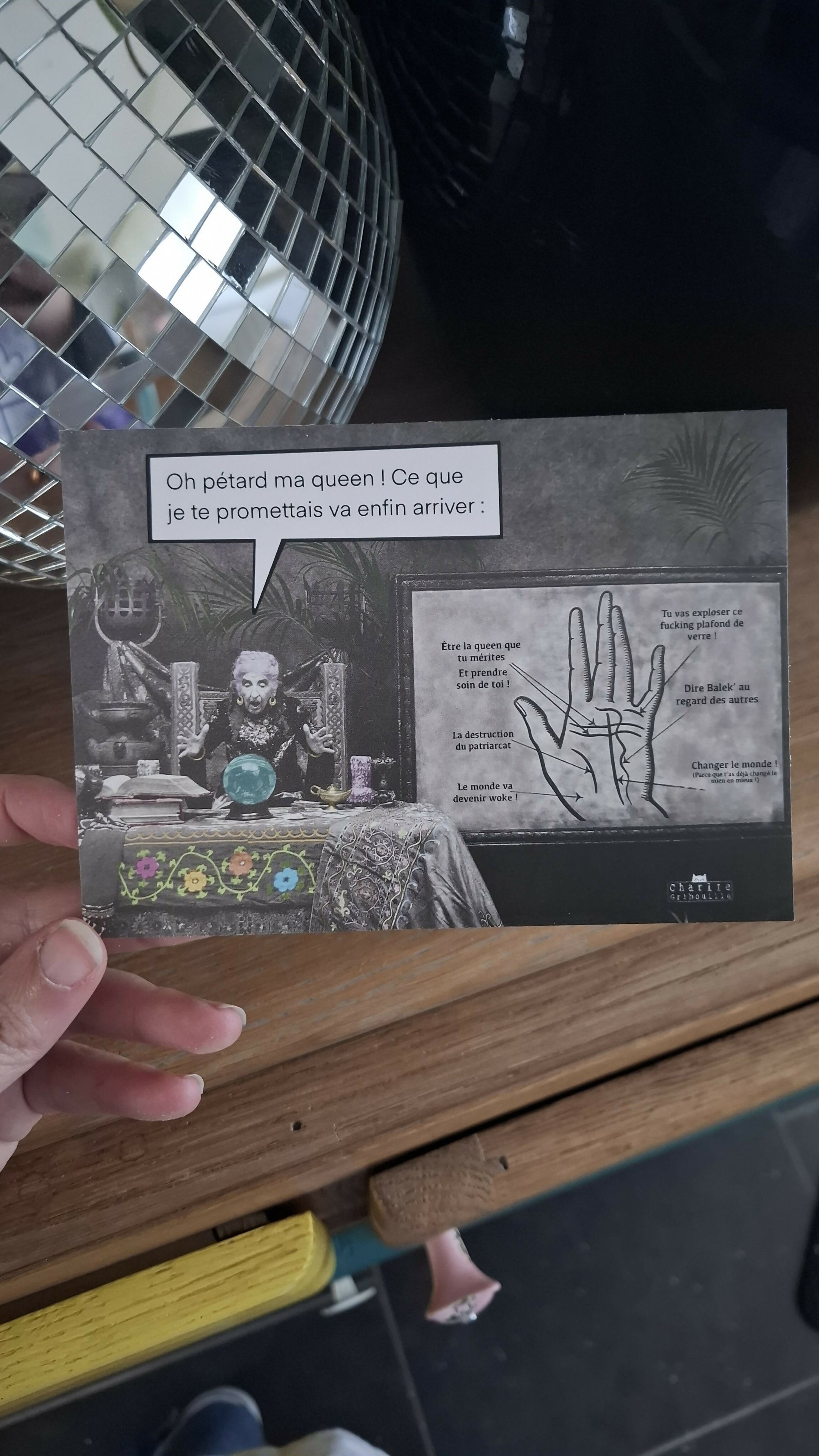 Carte postale Oh pétard !