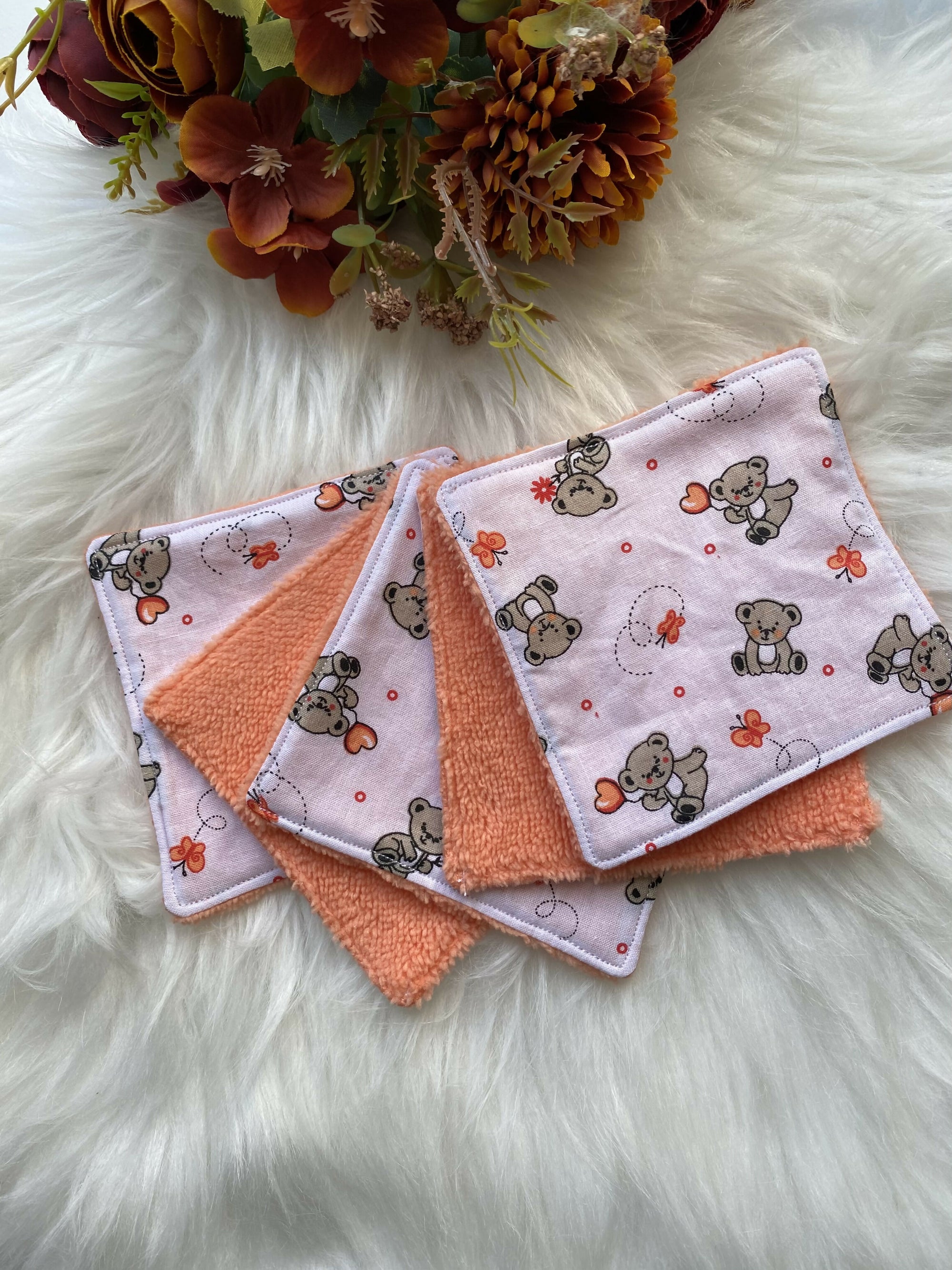 LINGETTES  OURSON ORANGE 