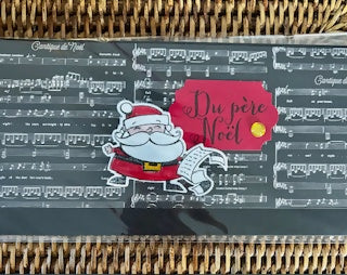 Carte enveloppe NOEL NOIR