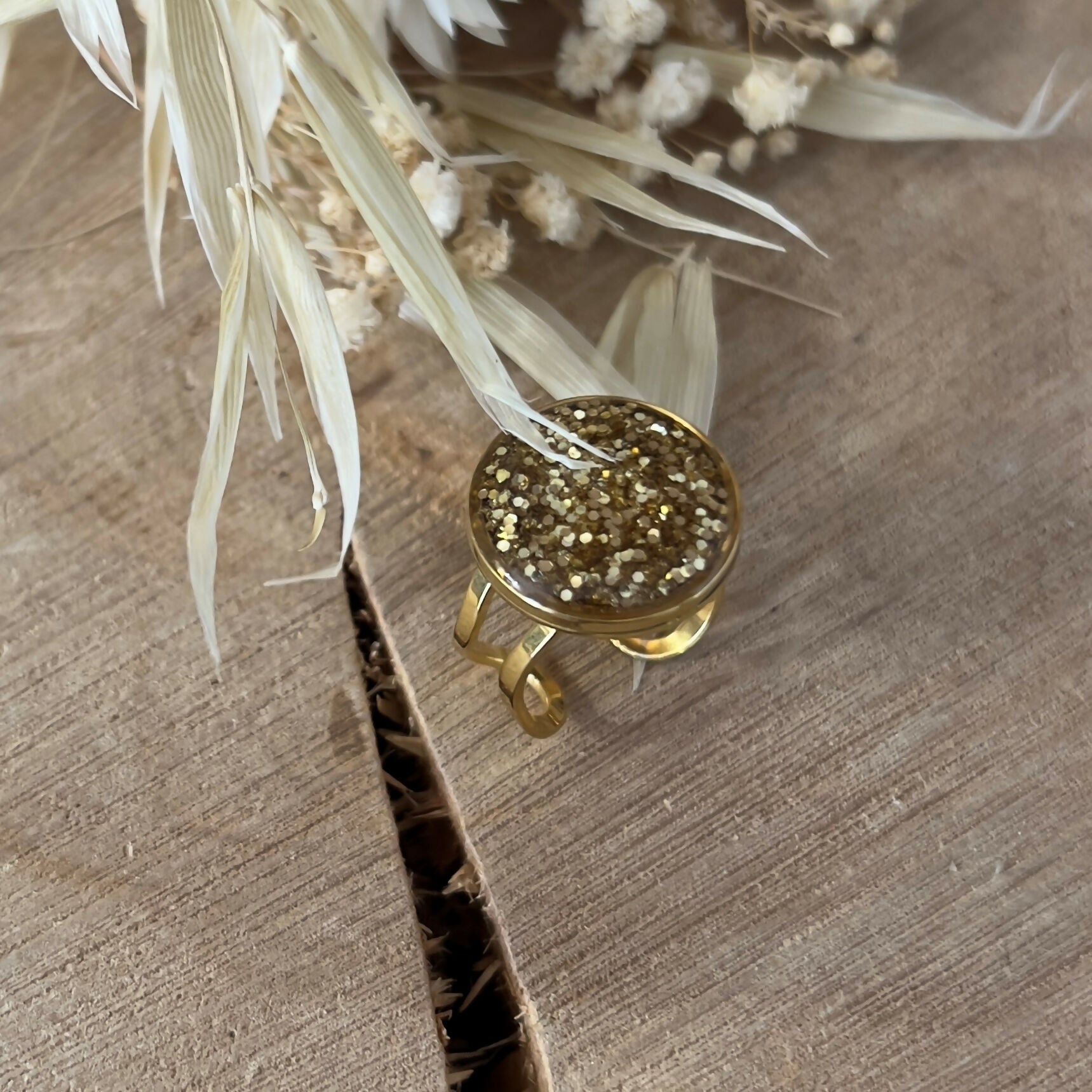 bague paillettes