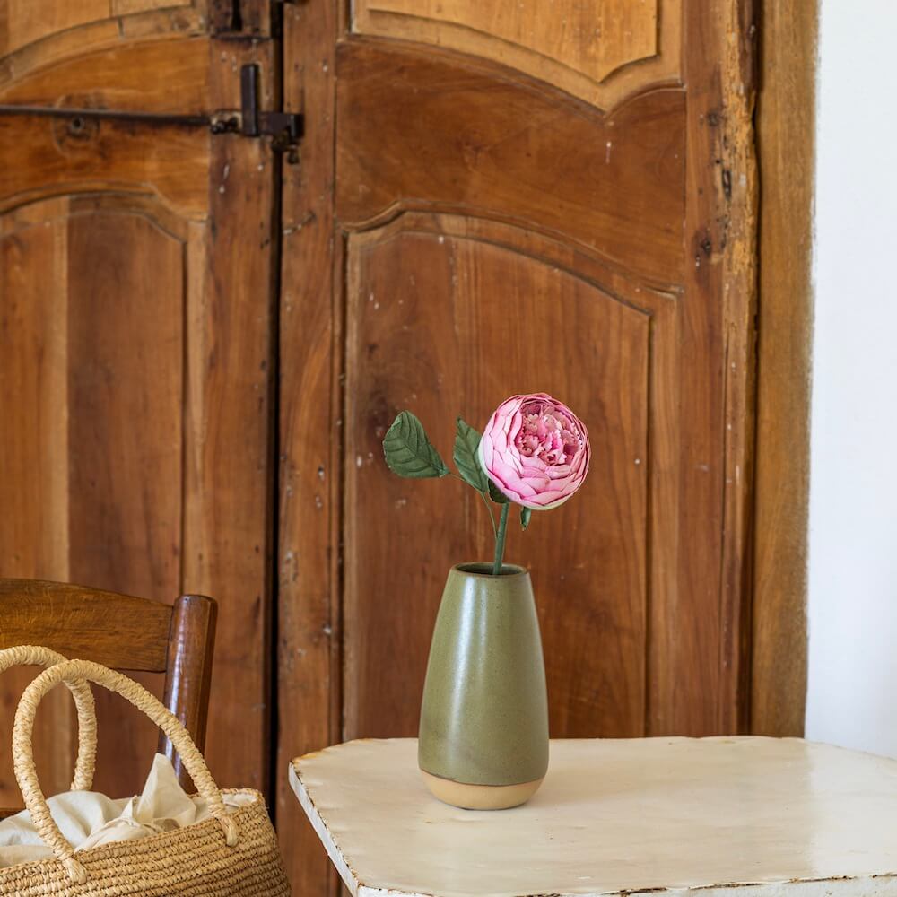 fleur-papier-flowrette-bouton-pivoine-dark-pink