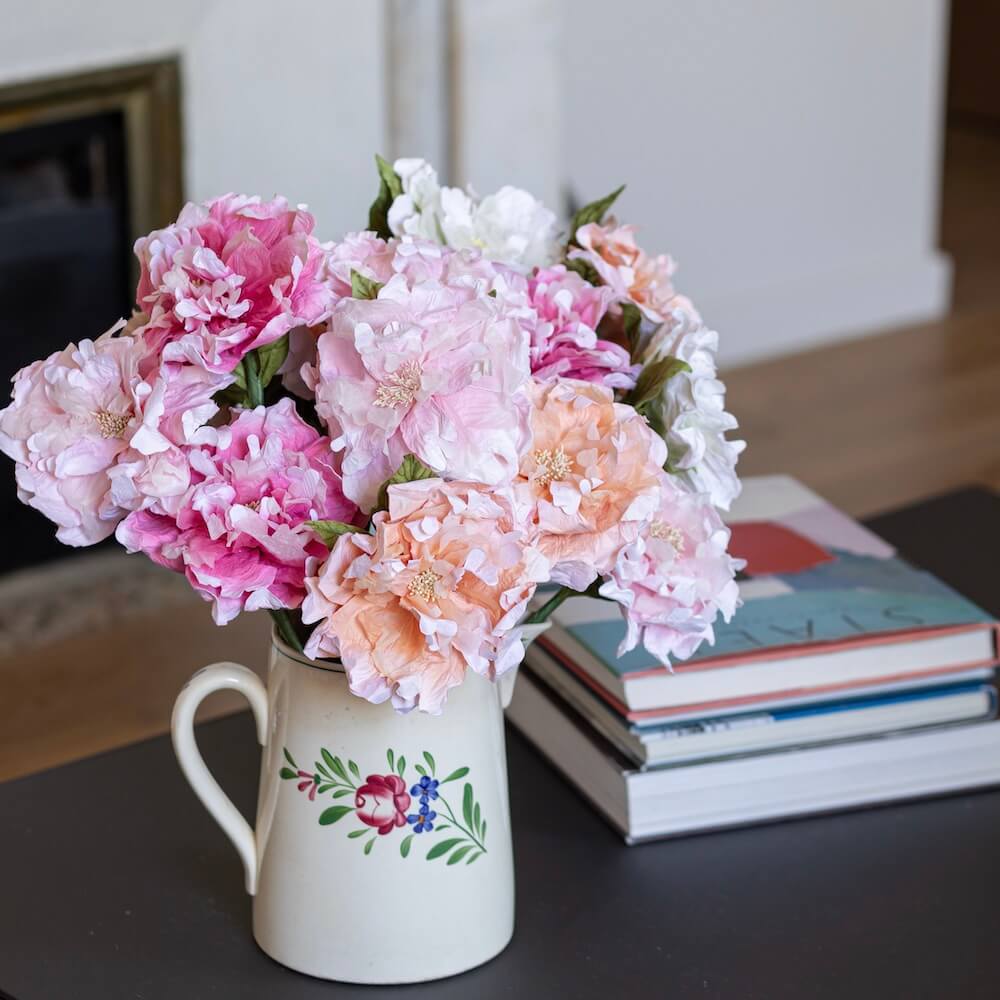 fleur-papier-flowrette-pivoine-couleur-corail