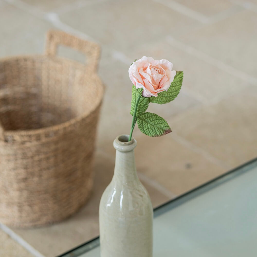fleur-papier-flowrette-rose-lady-champagne-rose-lady