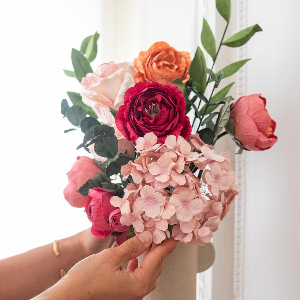fleurs-en-papier-artisanat-flowrette-bouquet-compose