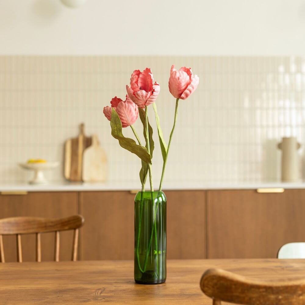 fleurs-en-papier-artisanale-tulipe-rose