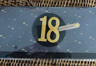 CARTE ENVELOPPE ANNIVERSAIRE 18 ANS