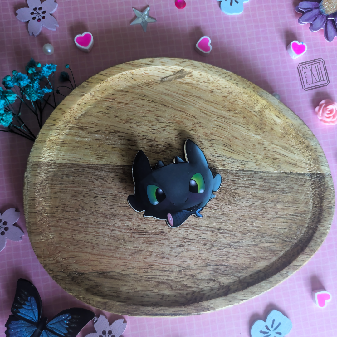 Pins artisanal dragon