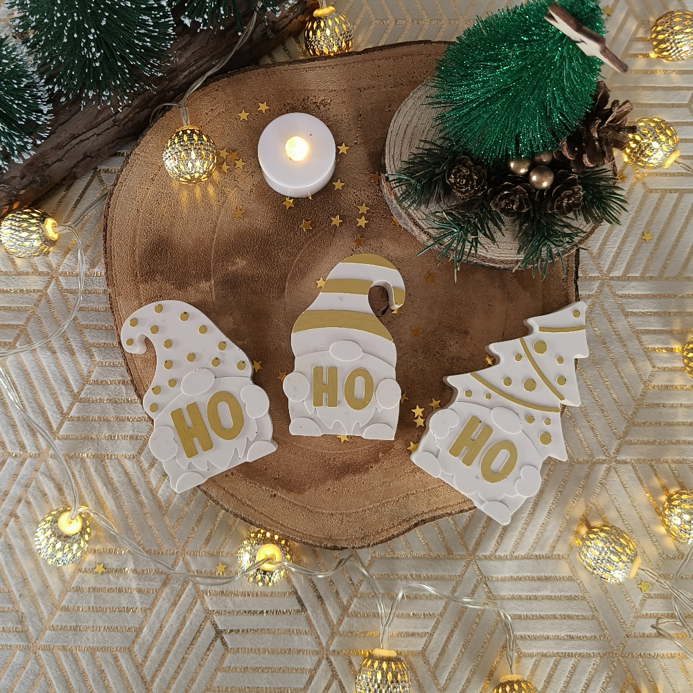 Coffret 3 figurines Ho Ho Ho !