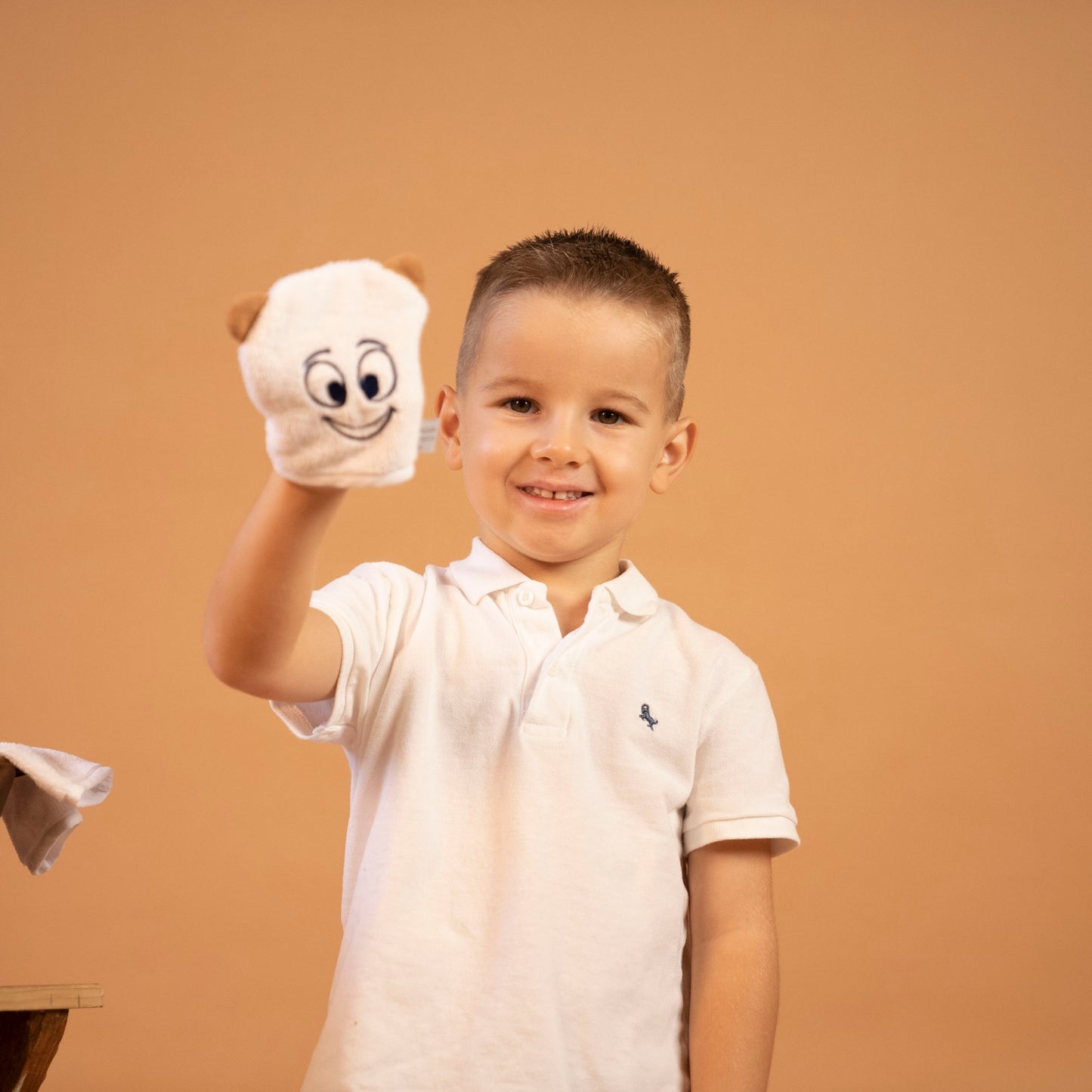 4 gants d'apprentissage enfants ÉMOTION - Camel