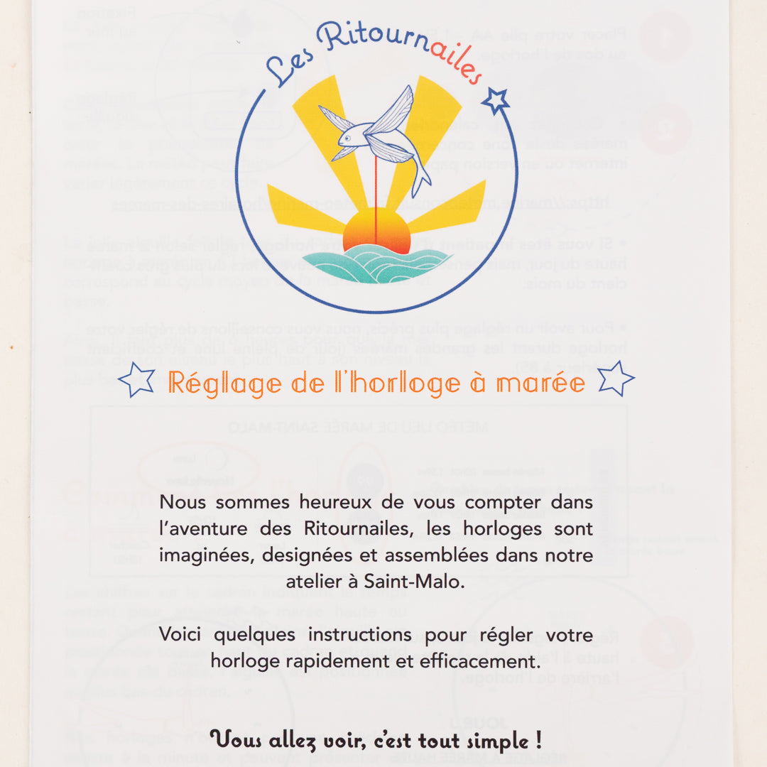 horloge à marée les Irènes