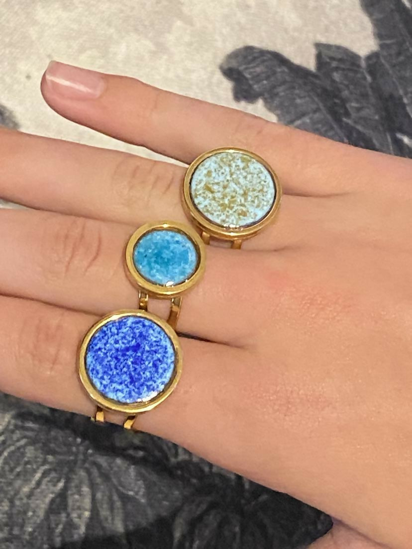 bague Garance tall lagon