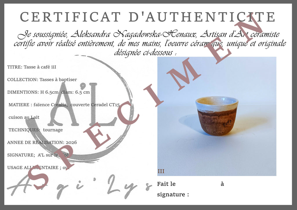 Coffee mug to be named # III